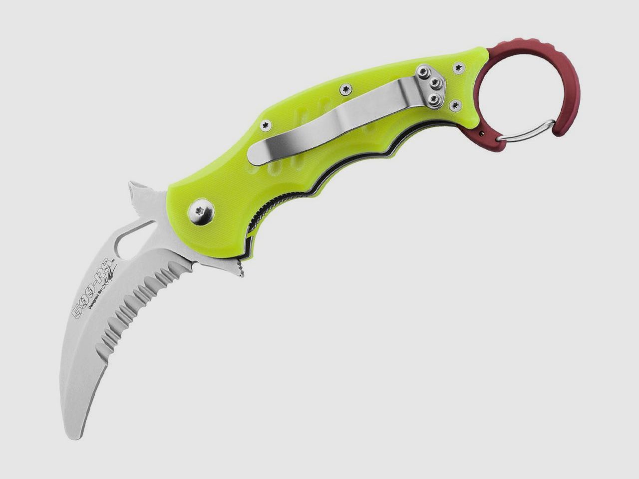 Taschenmesser Rescue Kerambit Yellow