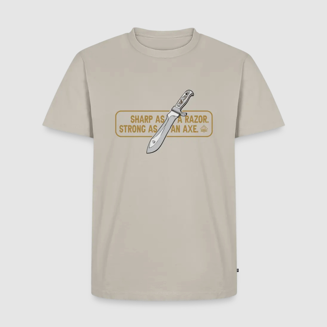 PUMA Men´s Premium T-Shirt "White Hunter Sharp & Strong"