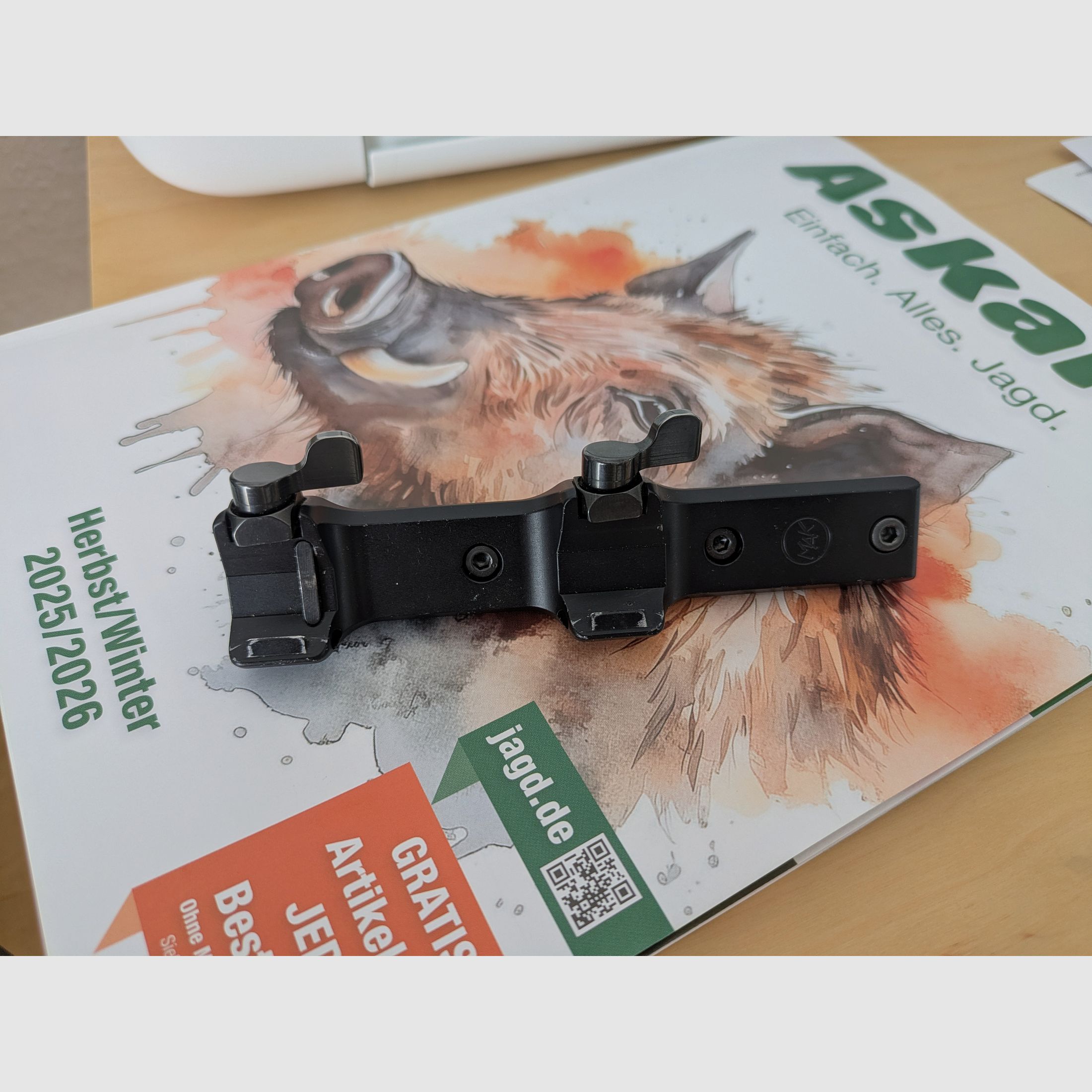 MAK MONTAGE FÜR MERKEL KR1 BBF B3/B4 K3 und ähnl Swarovski SR- Schiene. 