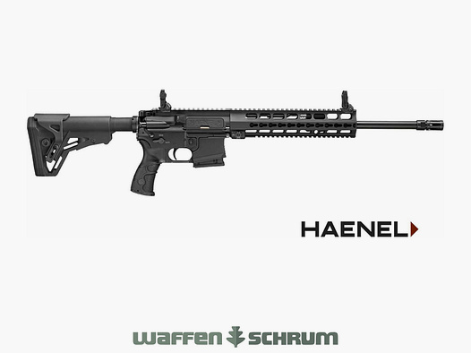 Haenel CR 223 negro / Protector de manos largo / Gatillo de competición