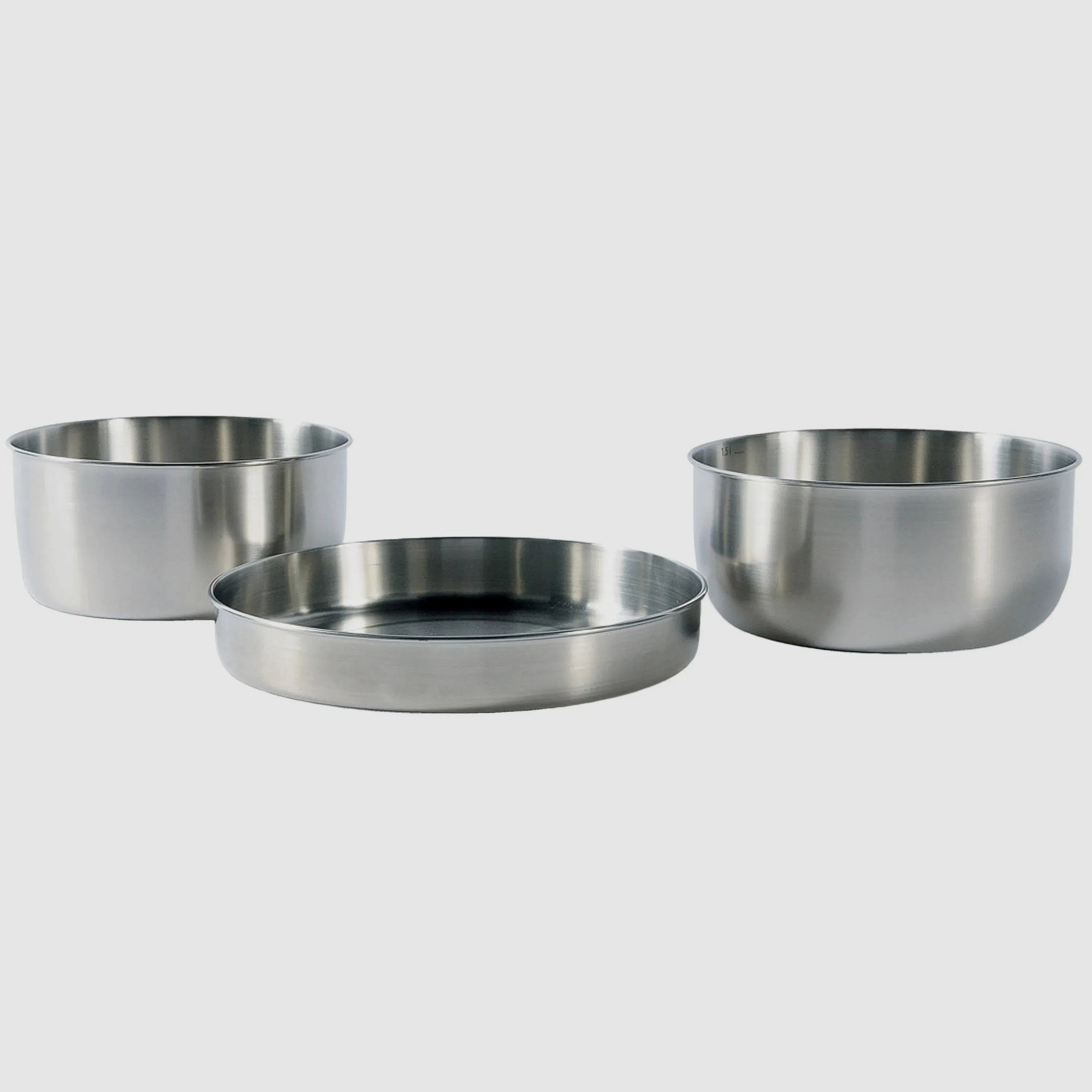 Set de casseroles en acier inoxydable Tatonka Camping