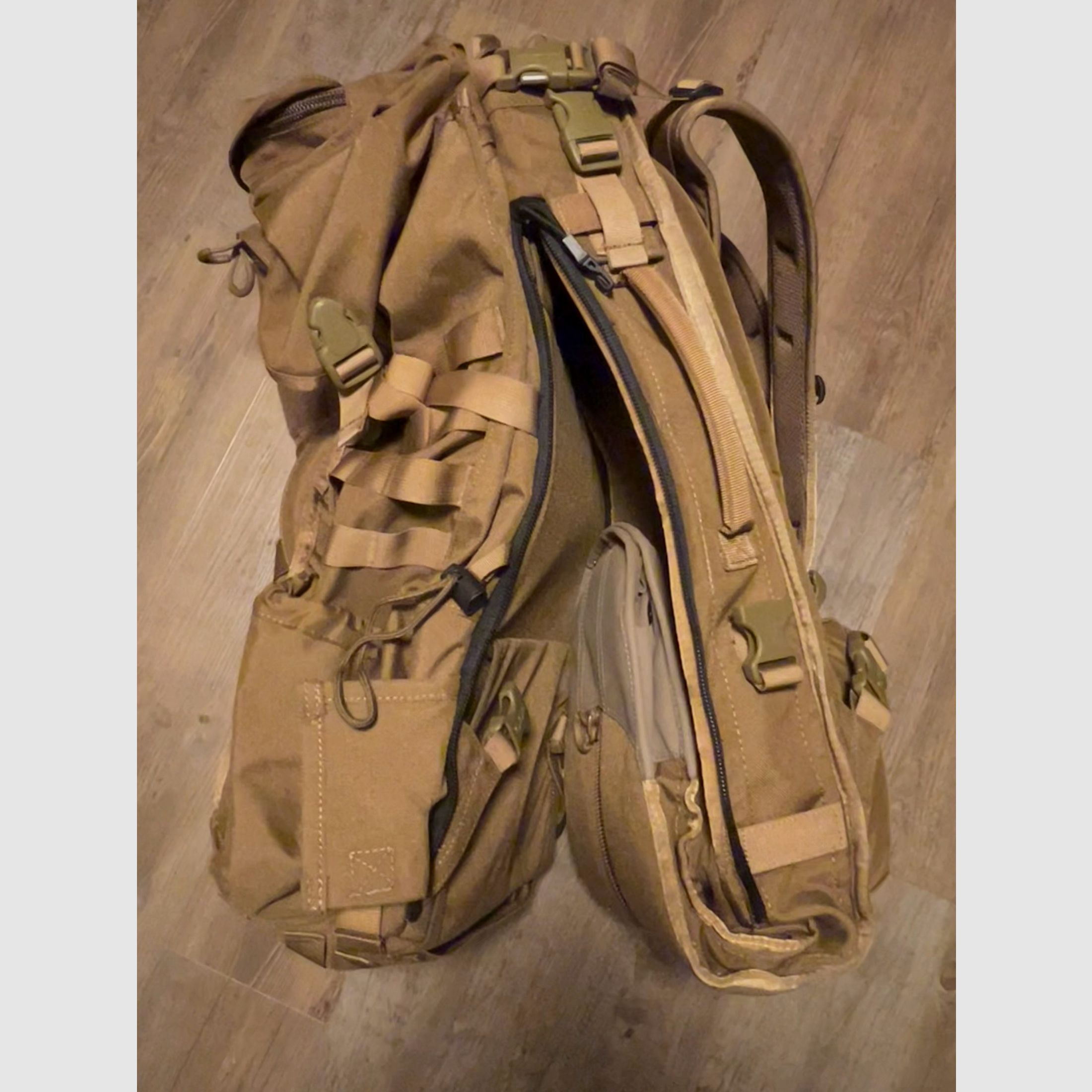 Eberlestock G3 Phantom Rucksack – FDE – komplett mit Zubehör – Top Zustand 
