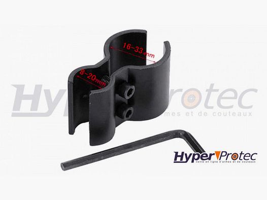 Mounting for 33 mm and 20 mm