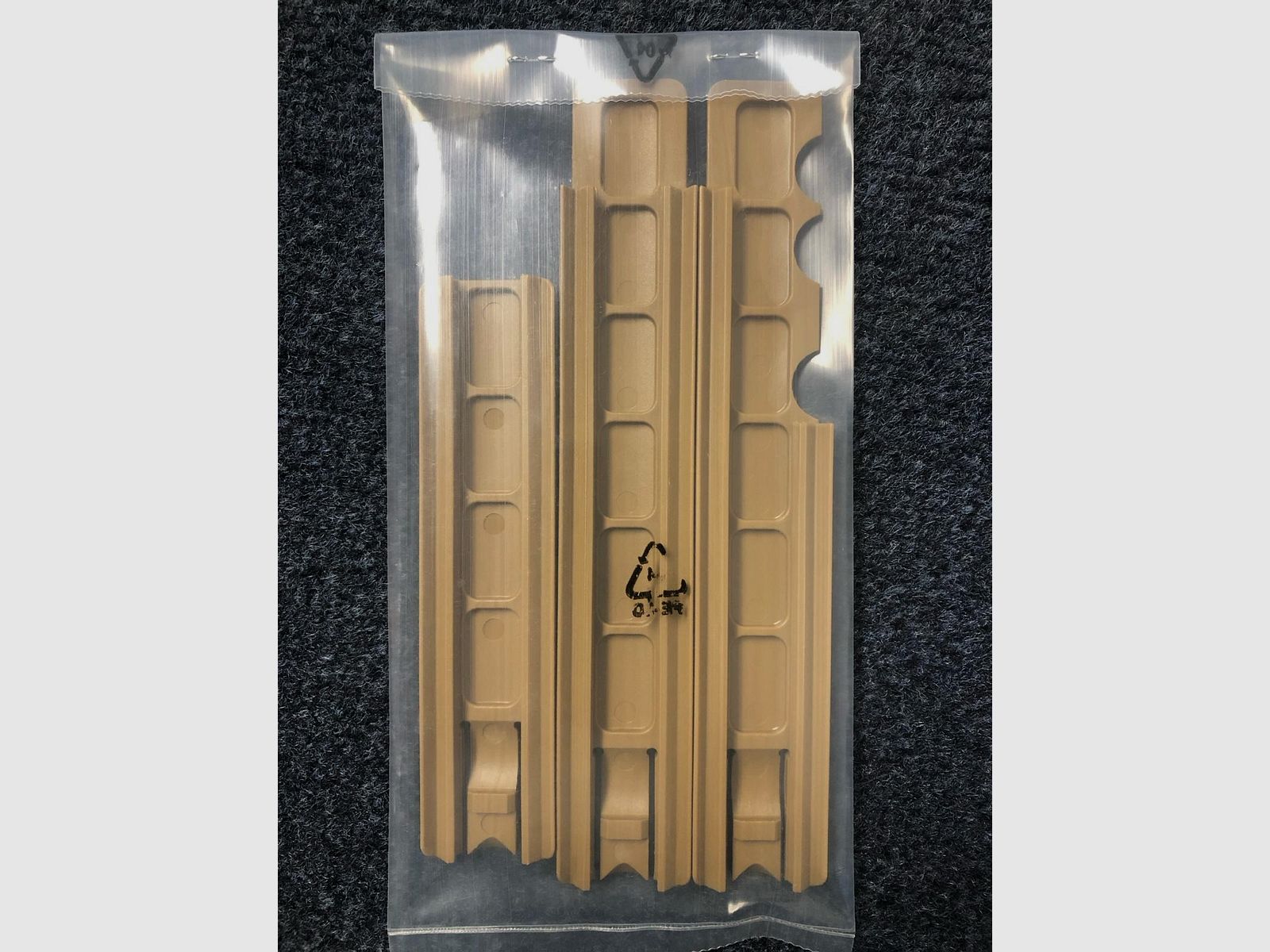 HK Schutzleistensatz (3-teilig) für Picatinnyschienen - NEU - Heckler & Koch Mr223 Mr308 G28Z HK243 Ar10 Ar15