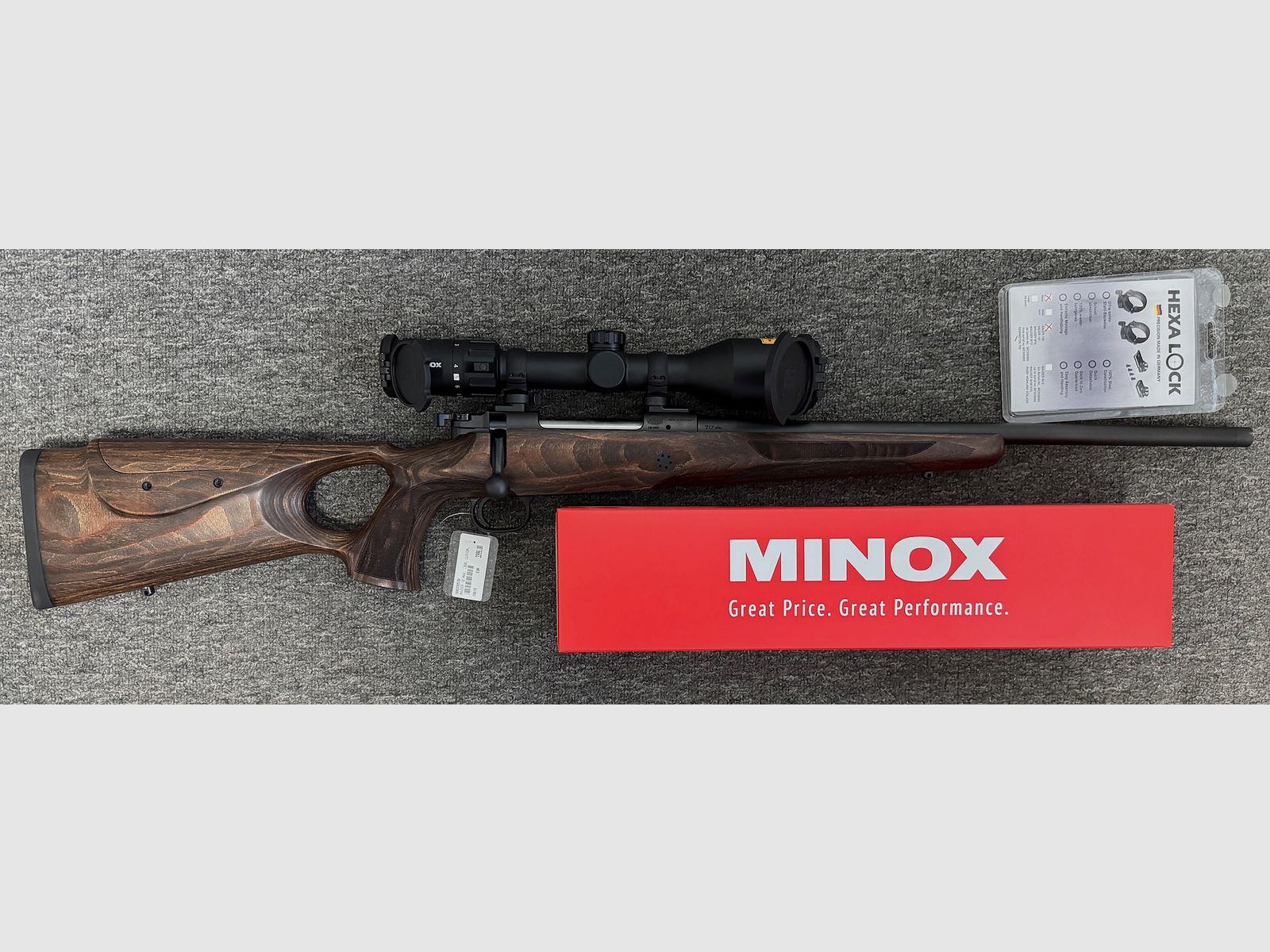 Mauser 12 MAX, .308,  M15x1, LL 51cm, Minox Allrounder 2-10x50, Bild 1 von 7