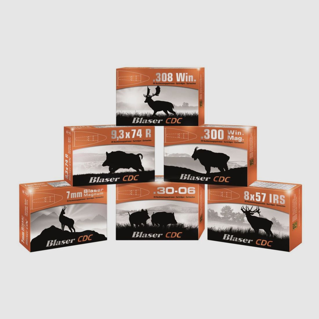 8x57 IS Blaser 170 gr. 11.0 g CDC bleifrei VE20