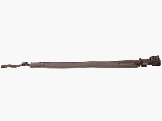 Eichwild leather rifle sling with cartridge holder - non-slip & adjustable in length