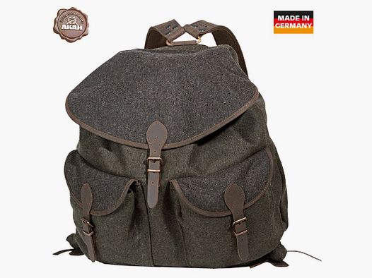 AKAH Loden-Rucksack grün / grau