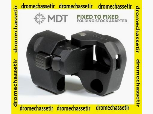 Zawias składany MDT stały do stałego dla chassis MDT, 2 zamki, czarny, 102616