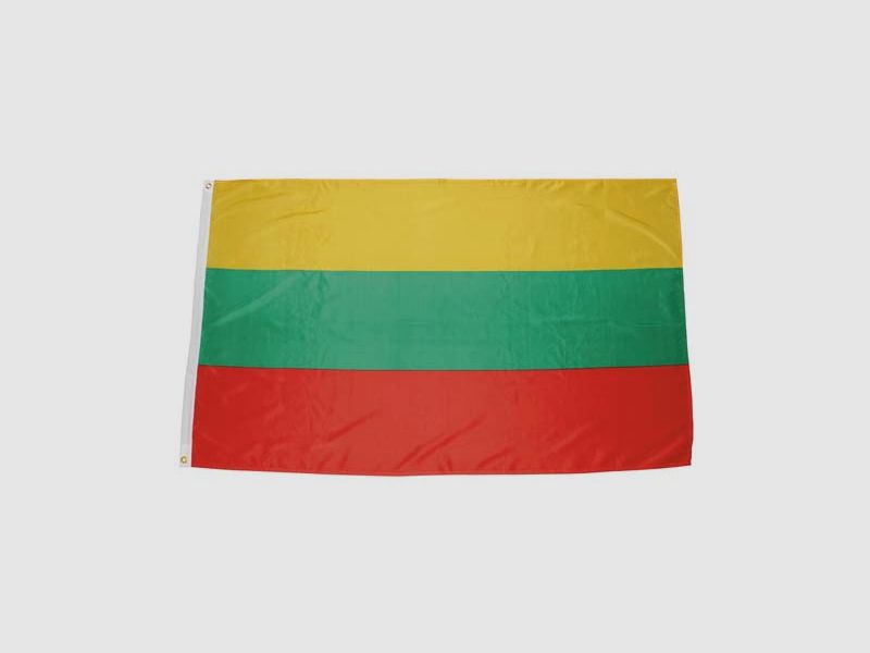 Flag, Lithuania, polyester, size 90 x 150 cm