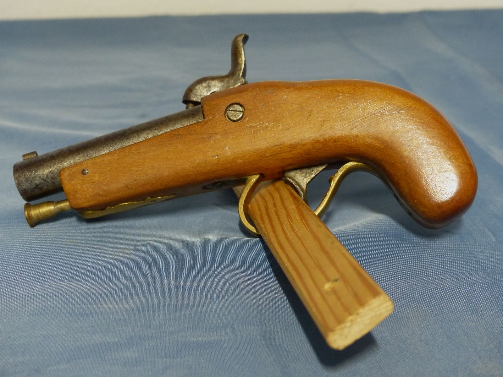 Vorderlader Perkussion Pistole Derringer antik vintage