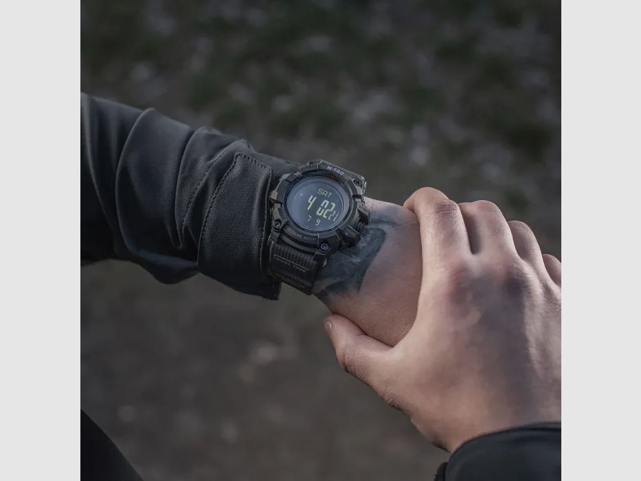 M-Tac® Taktische Uhr Adventure Schwarz