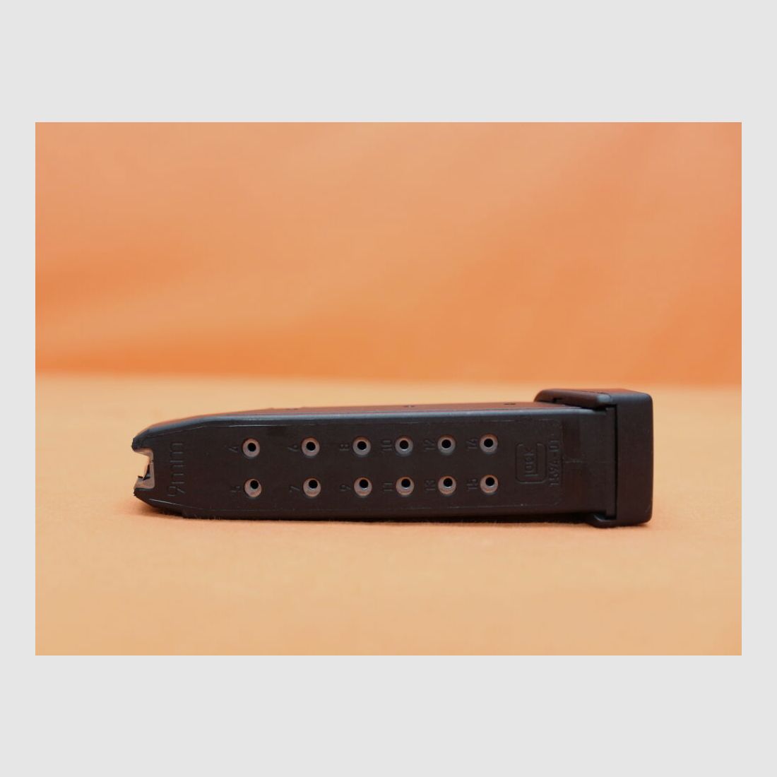 Glock Glock 19 : Chargeur 17 coups (15+2) Gen4 9mmLuger Polymère Noir (9mmPara/9x19)