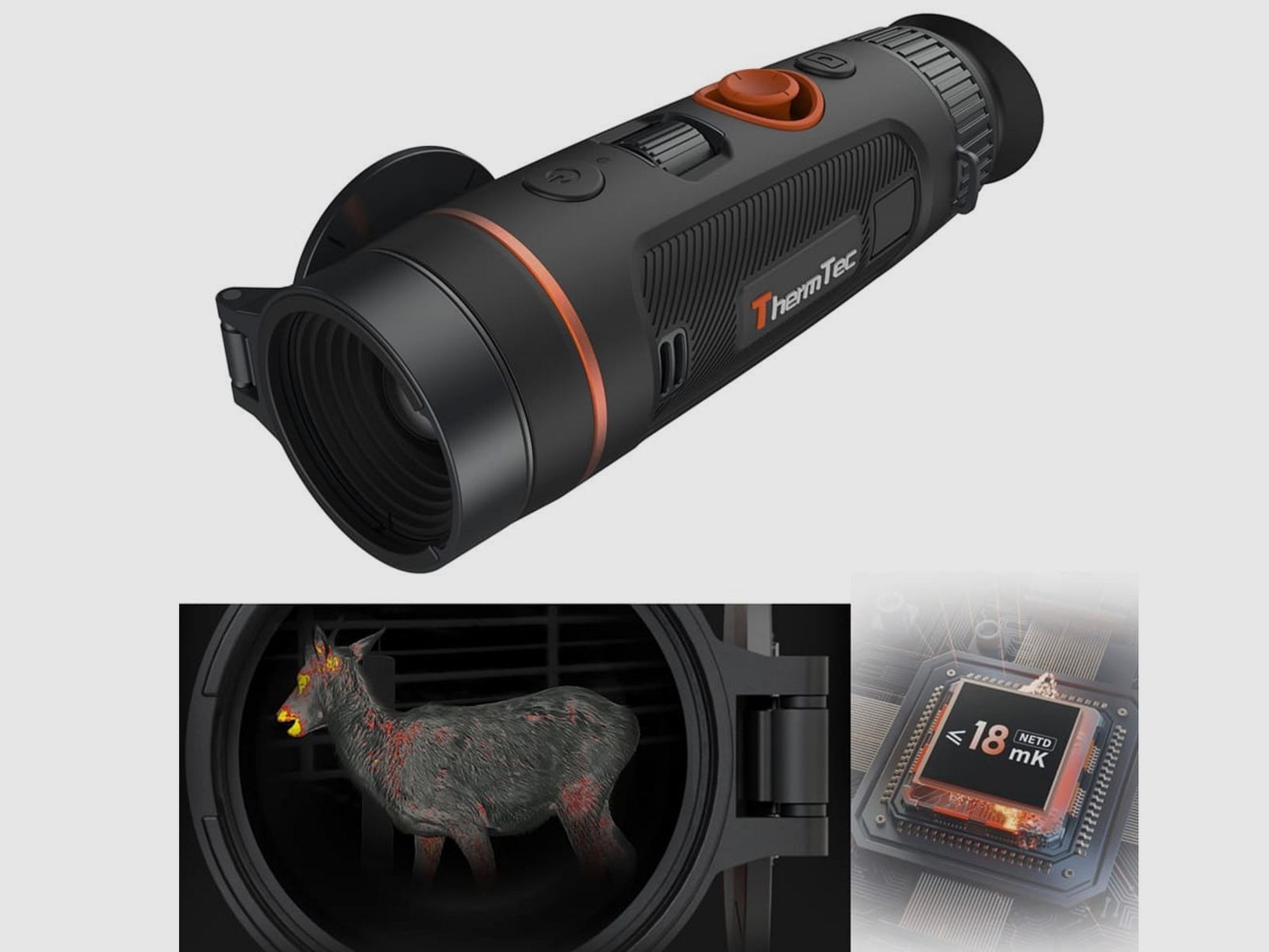 ThermTec WILD 335 35mm obiektyw 18 mk 384x288 kamera termowizyjna, zdjęcie 3 z 8