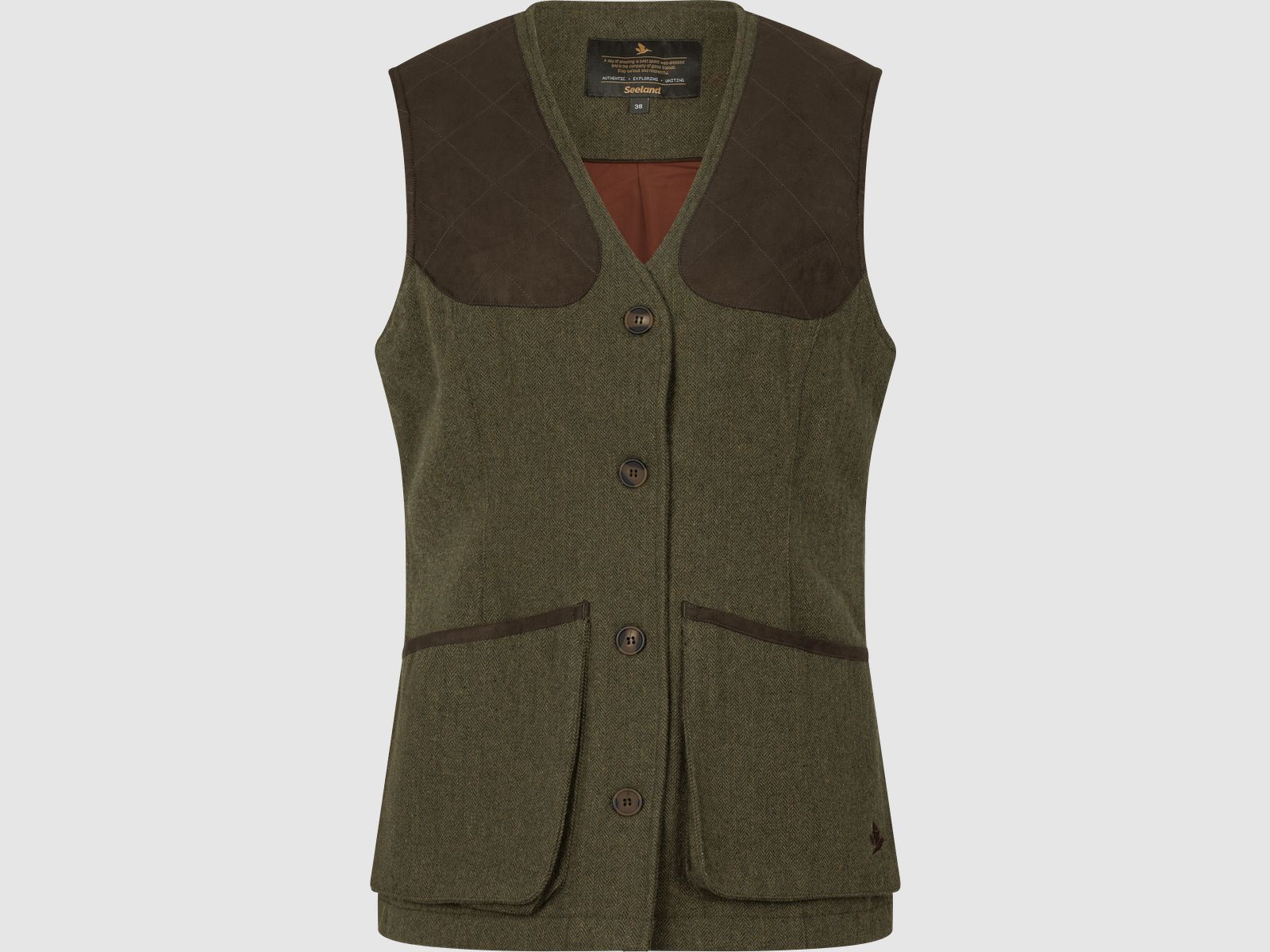 Seeland Hillside Harriet Vest Women Moss Green 40