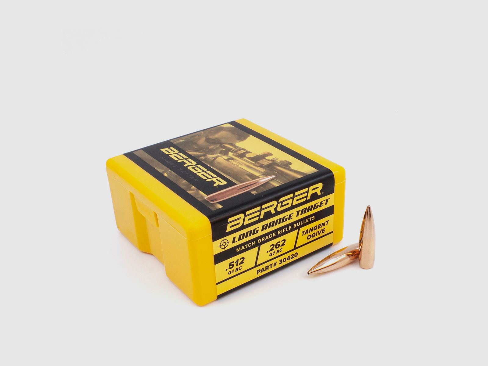 Berger Geschoss .30 Long Range BT Target 175GR 100 Stück