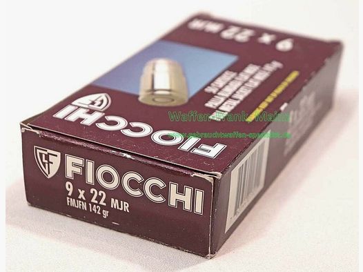 Fiocchi - Cartouches de pistolet italiennes 9x22 / MJR