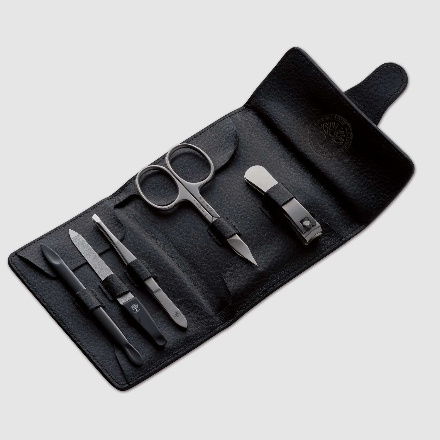 Manicure Set Classic in exkusivem feinem Rindleder-Etui - Gentlemen Geschenk