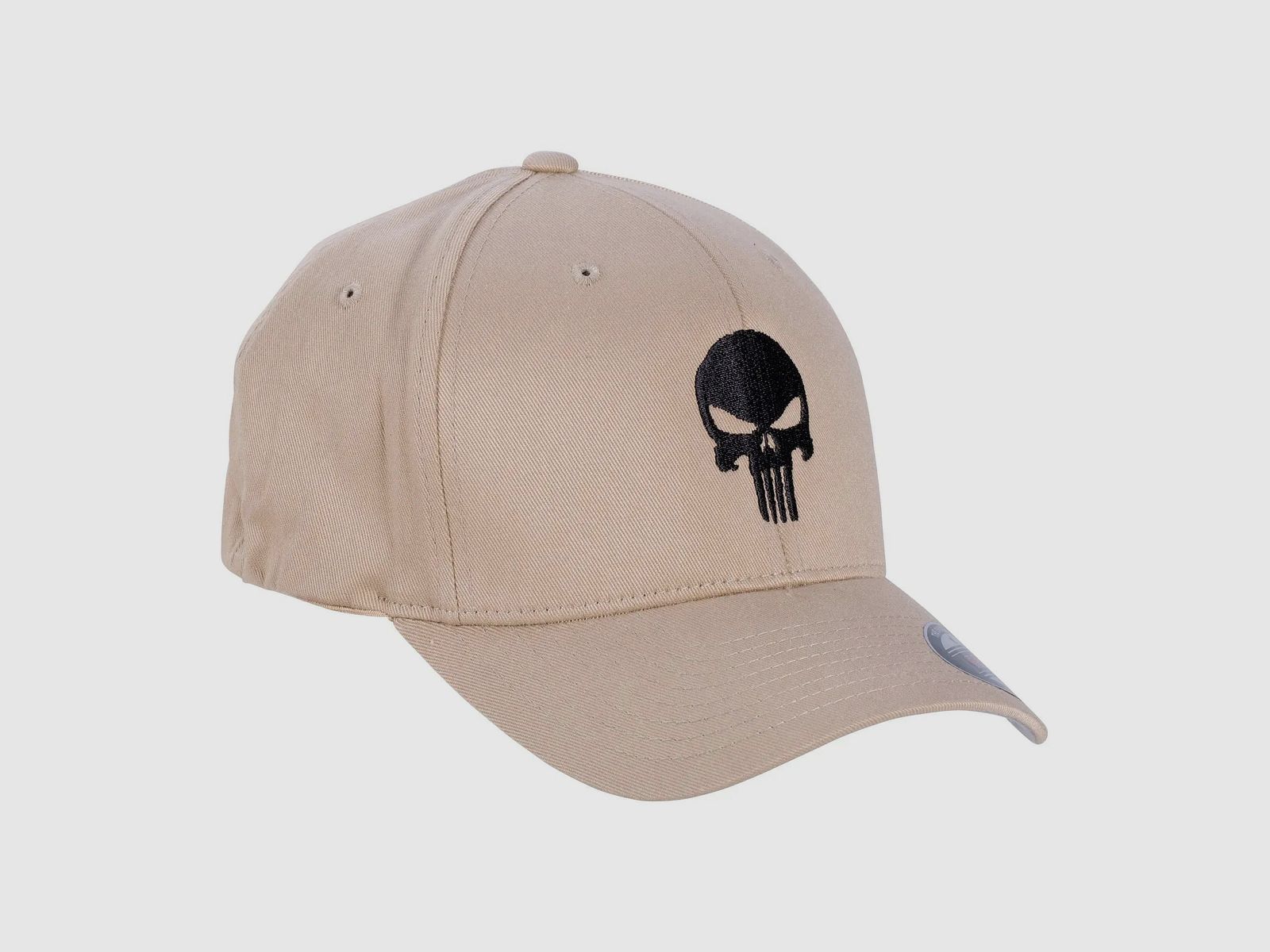 Flexfit Cap Flexfit Punisher schwarz sand