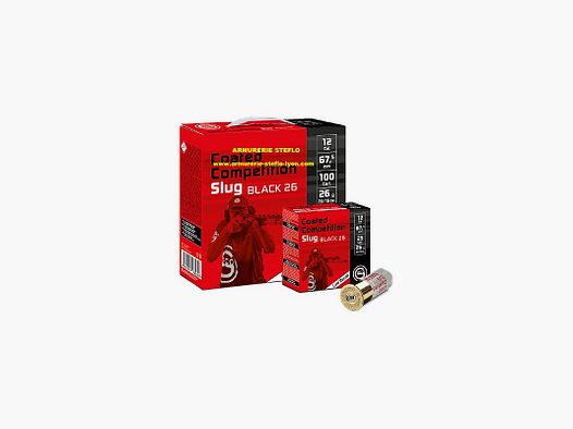 Geco Coated Competition Slug Black 26 (x100)