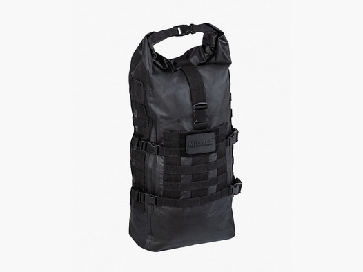 Tactical Rucksack 35 Liter - wasserfest - Schwarz- Seals Dry-Bag - Schutz vor Nässe und Feuchtigkeit