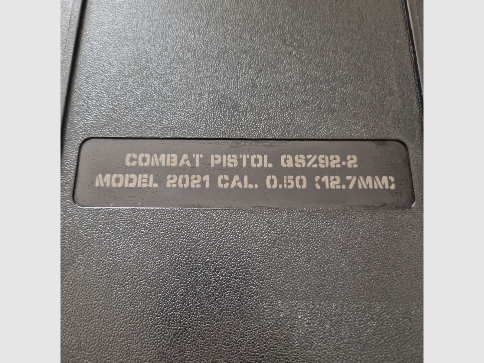 R.A.M COMBAT PISTOLE. GSZ92-2 Modell 2021 Kal. 0,50 mit F im Fünfeck