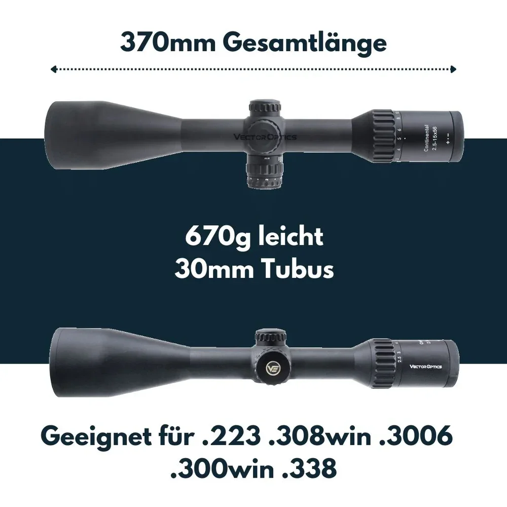 Vector Optics SCOM-38 Continental 2.5-15x56 Hunting G4