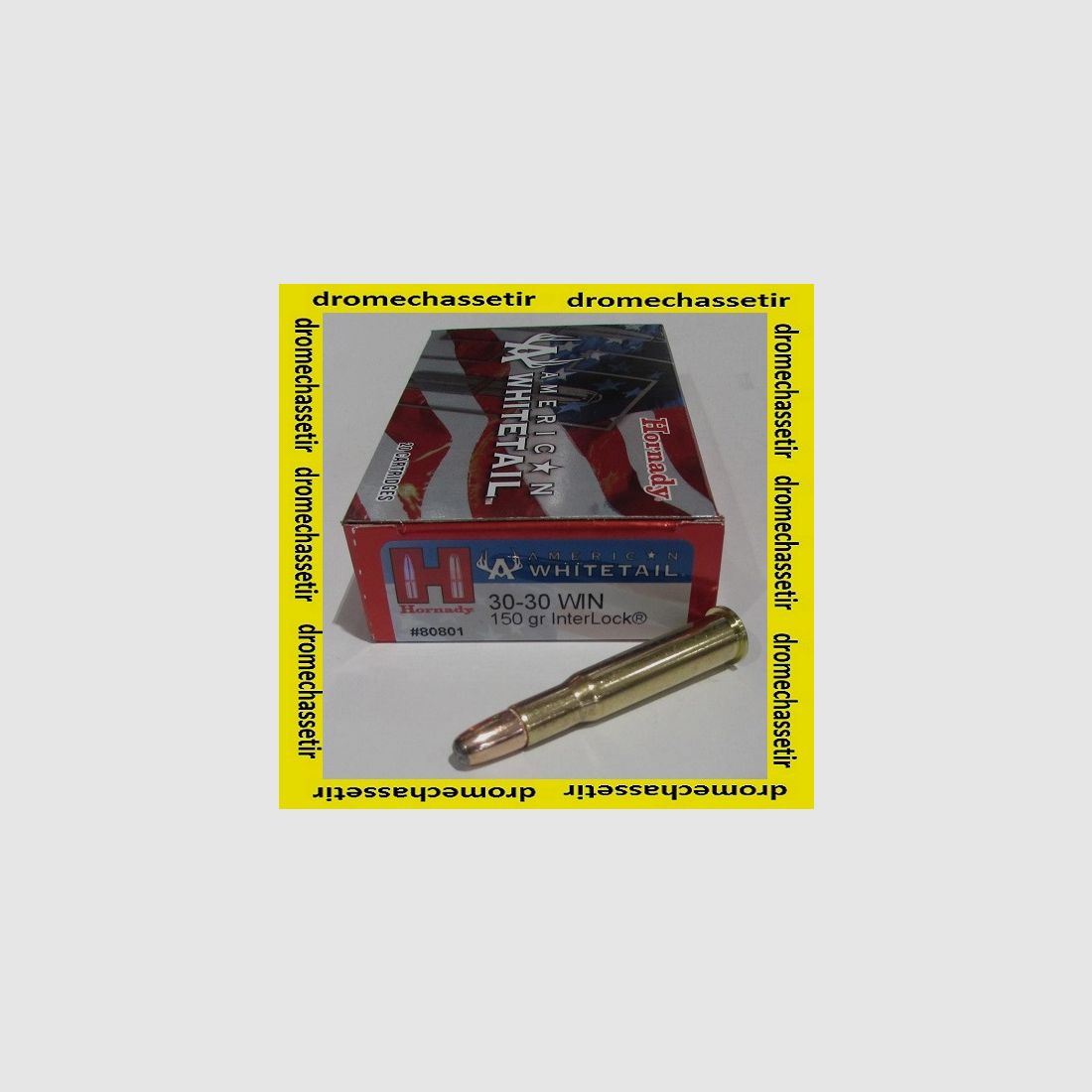 20 patronen Hornady, 30-30 Winchester, 150 grains Interlock