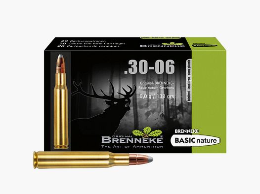 Brenneke .30-06 Spr. Basic nature 9,0g/139grs. – 20 szt.