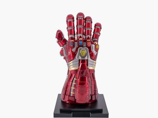 Rękawica Iron Man z metalu z światłem