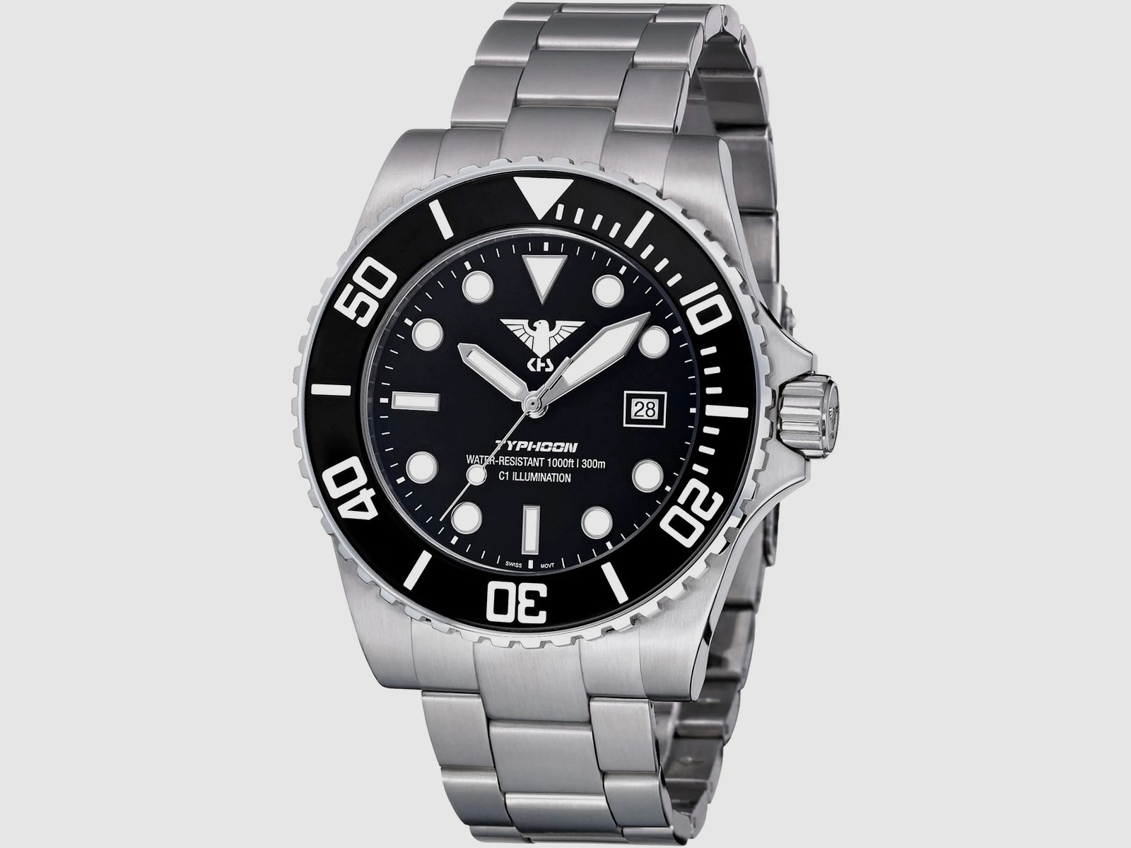 KHS KHS Uhr Typhoon Steel Stahlband