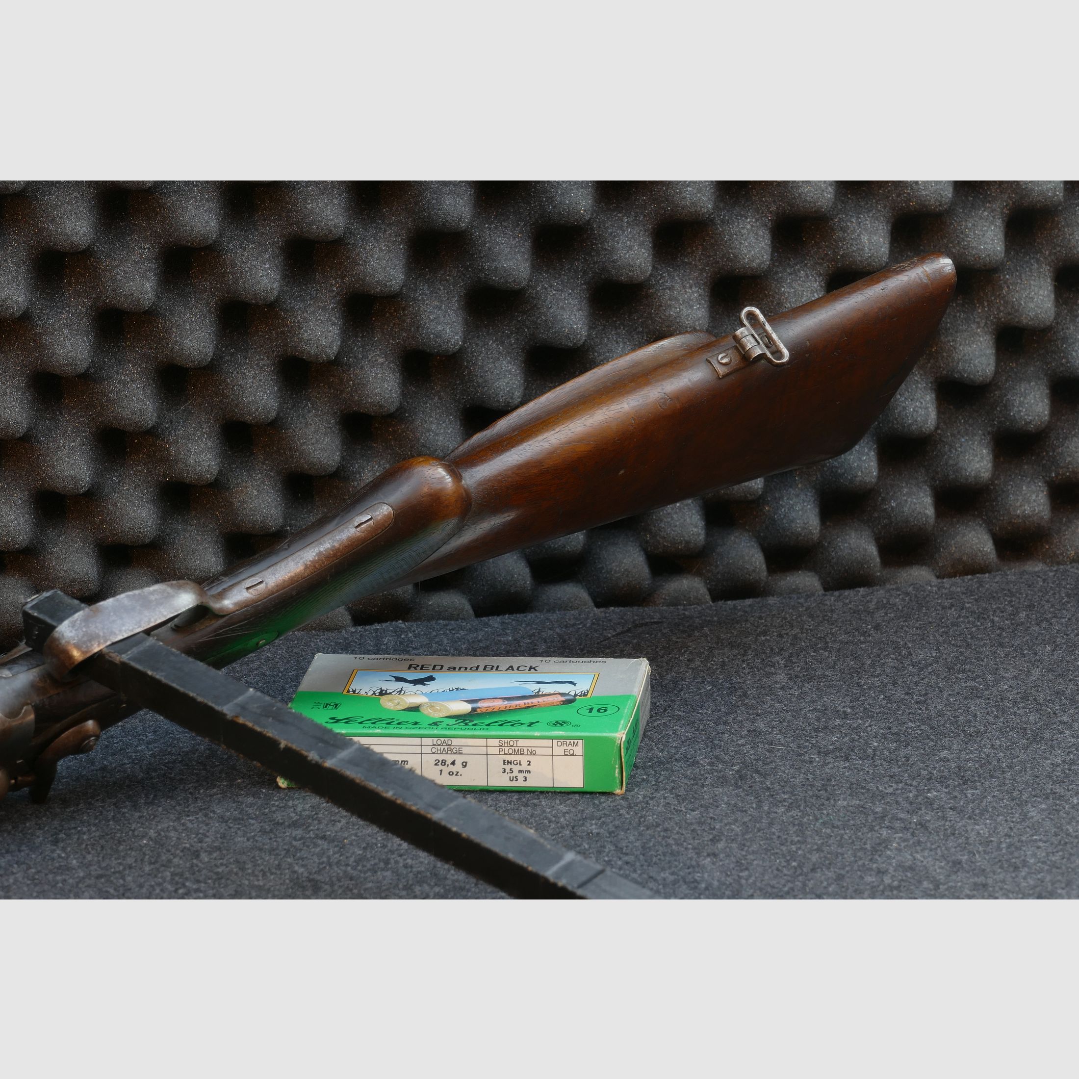 Fusil de chasse belge à double canon Clement Liège, calibre 16/65