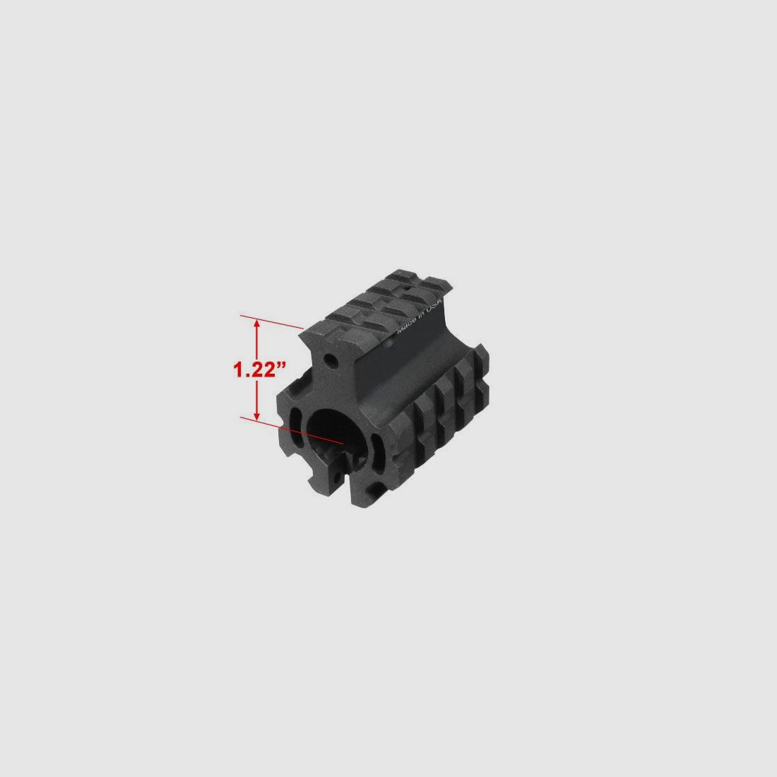 UTG PRO Picatinny rails AR-15 gas block, high profile
