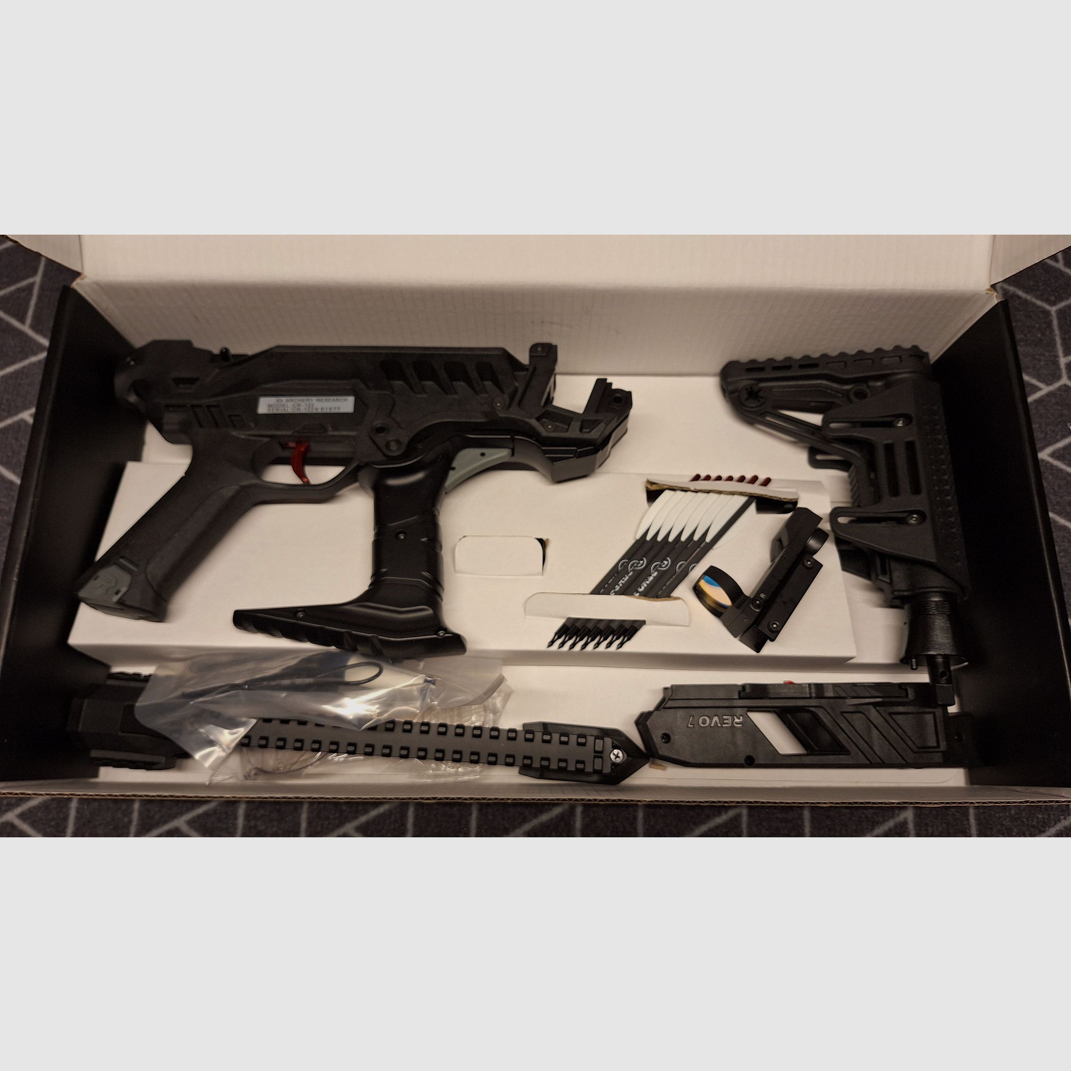 REVO 7 NEU! Taktische Pistolenarmbrust der 3. Generation