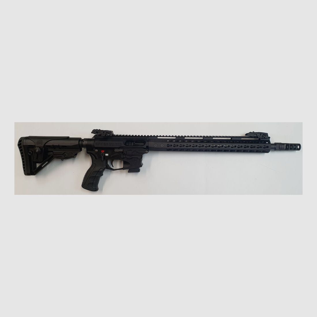 GWMH AG Selbstladebüchse GWMH SPC-HUNTER A5 17" (SWISS PISTOL CARBINE) BLACK Kal.9x19 AR15 Glock Magazin