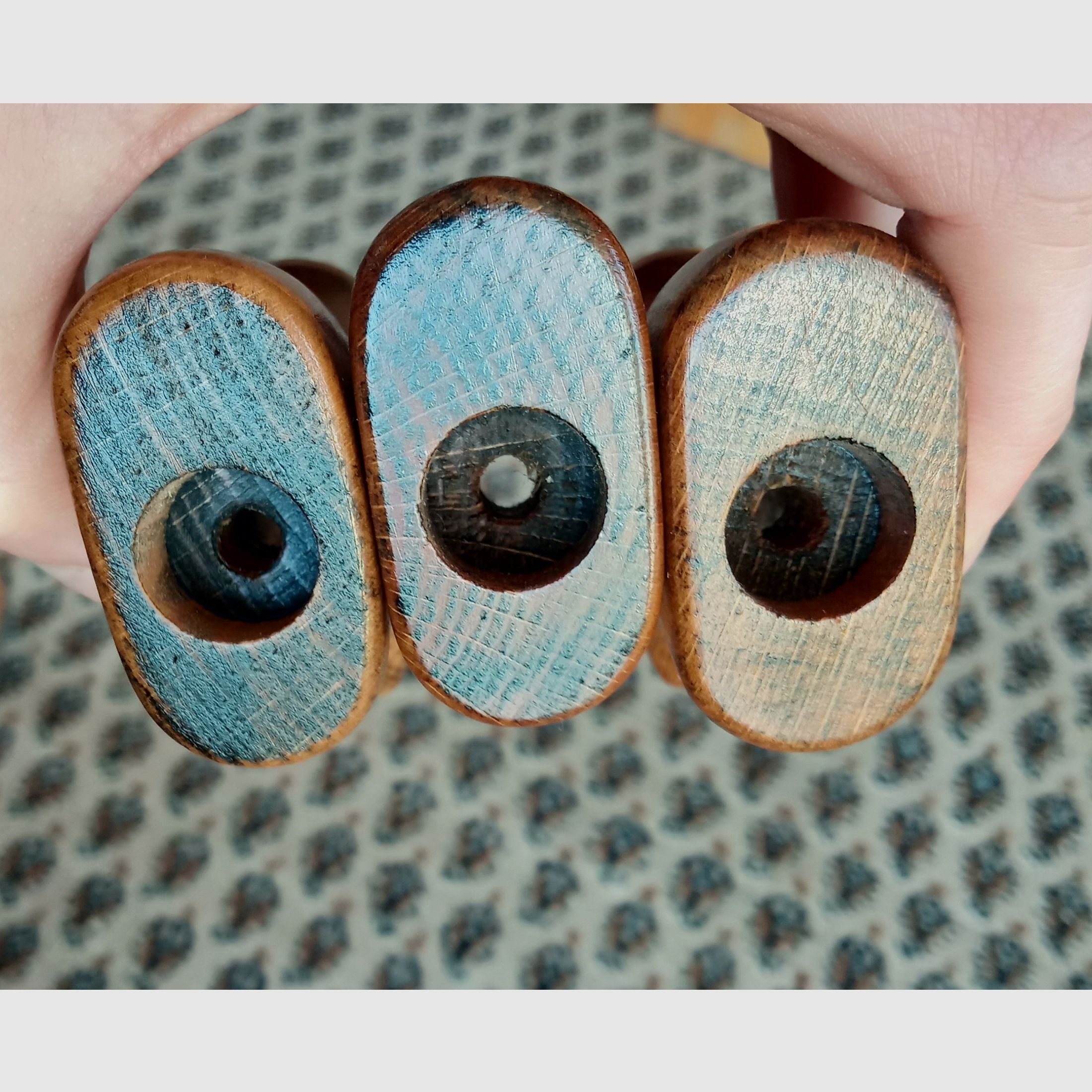 Original frühe Samopal VZ.58 Holz Griffe / Pistolengriffe auch geeignet für CSA Sporter