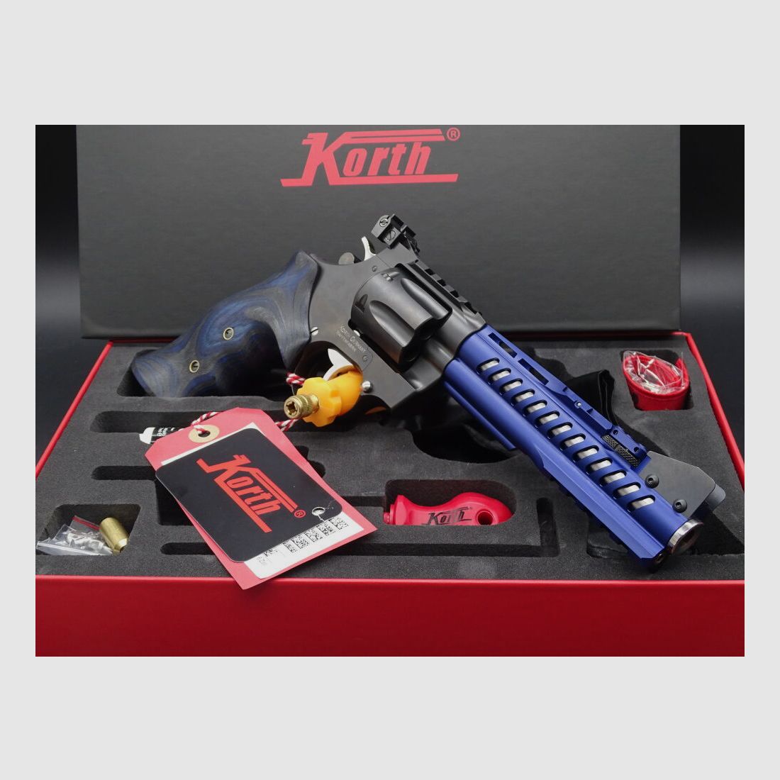 Korth Super Sport GTA BLUE Kaliber .357 Magnum 6" WIR HABEN IMMER KORTH REVOLVER AM LAGER