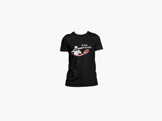 Trischitti T-Shirt schwarz "No Fear No Limits": Zeige deine Leidenschaft für das Schießen
