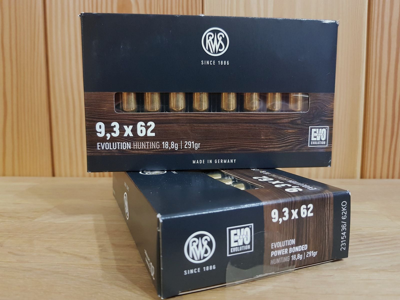 RWS MUNITION Kal. 9,3x62 EVO 291 gr.