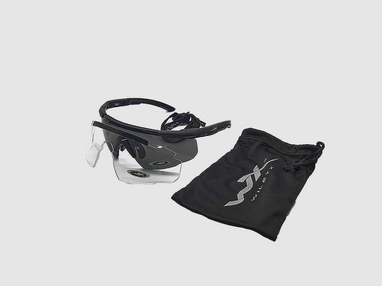 Wiley X 317 SABRE ADV Marco negro mate ahumado/transparente, imagen 3 de 3