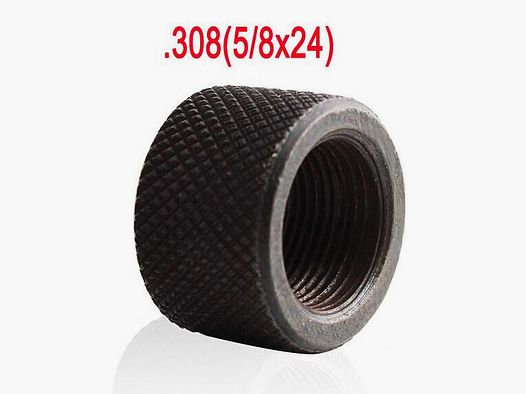 Thread protector nut 5/8-24 (e.g. AR10) BLACK THREAD MUZZLE THREAD PROTECTOR