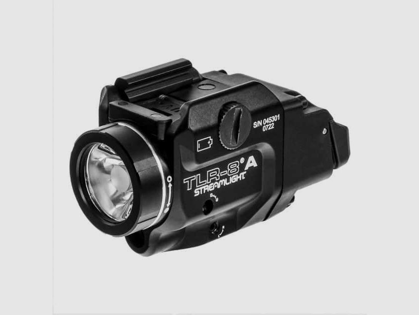 Streamlight TLR-8A Weapon Flashlight - 500 lumens, Red Laser, Bild 1 von 8