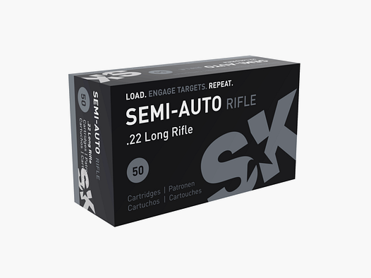 Fucile semi-automatico 22lr SK, 345m/s LRN 40gr VE50