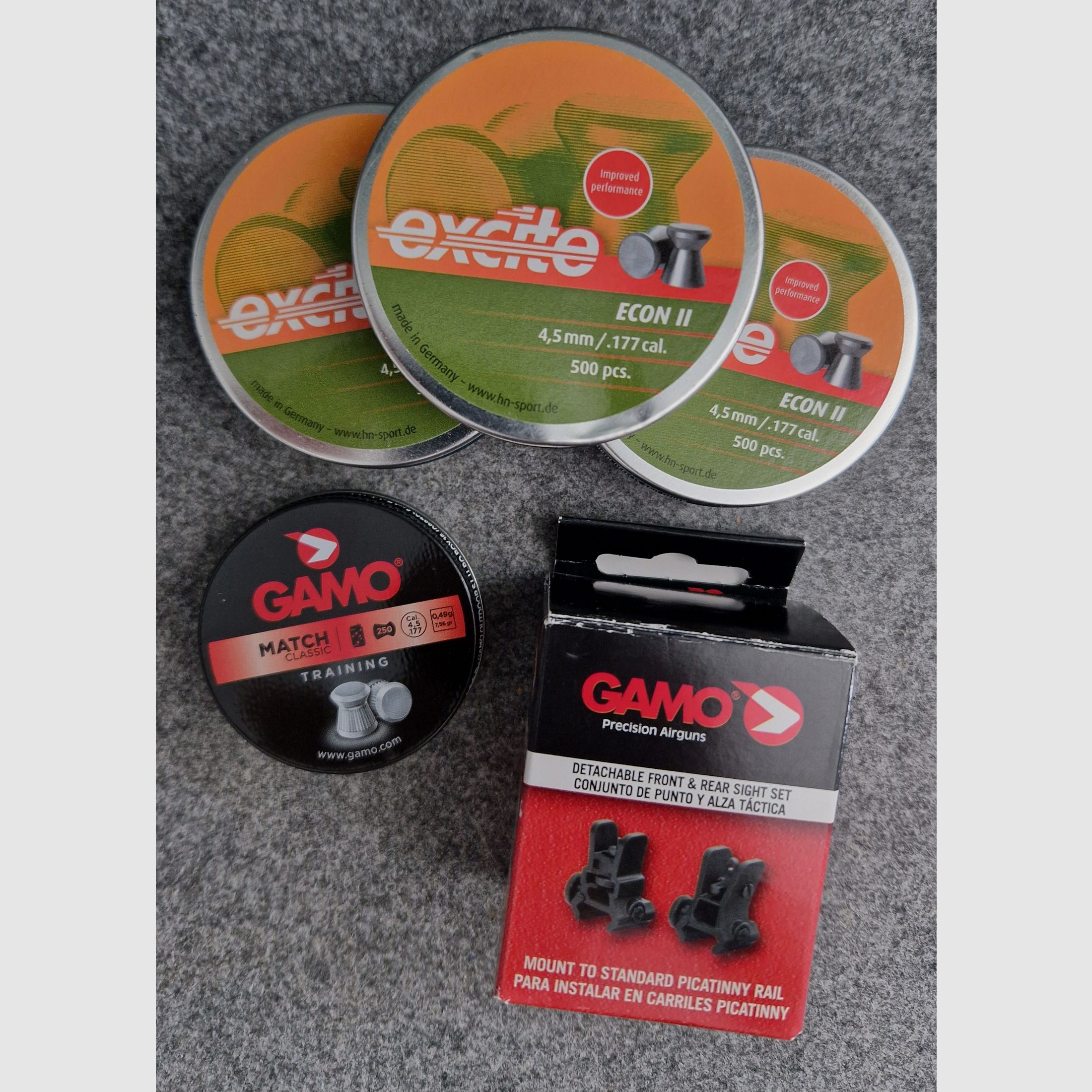 GAMO G-Force Tac (4,5mm / .177) inkl. Zubehör / Diabolos