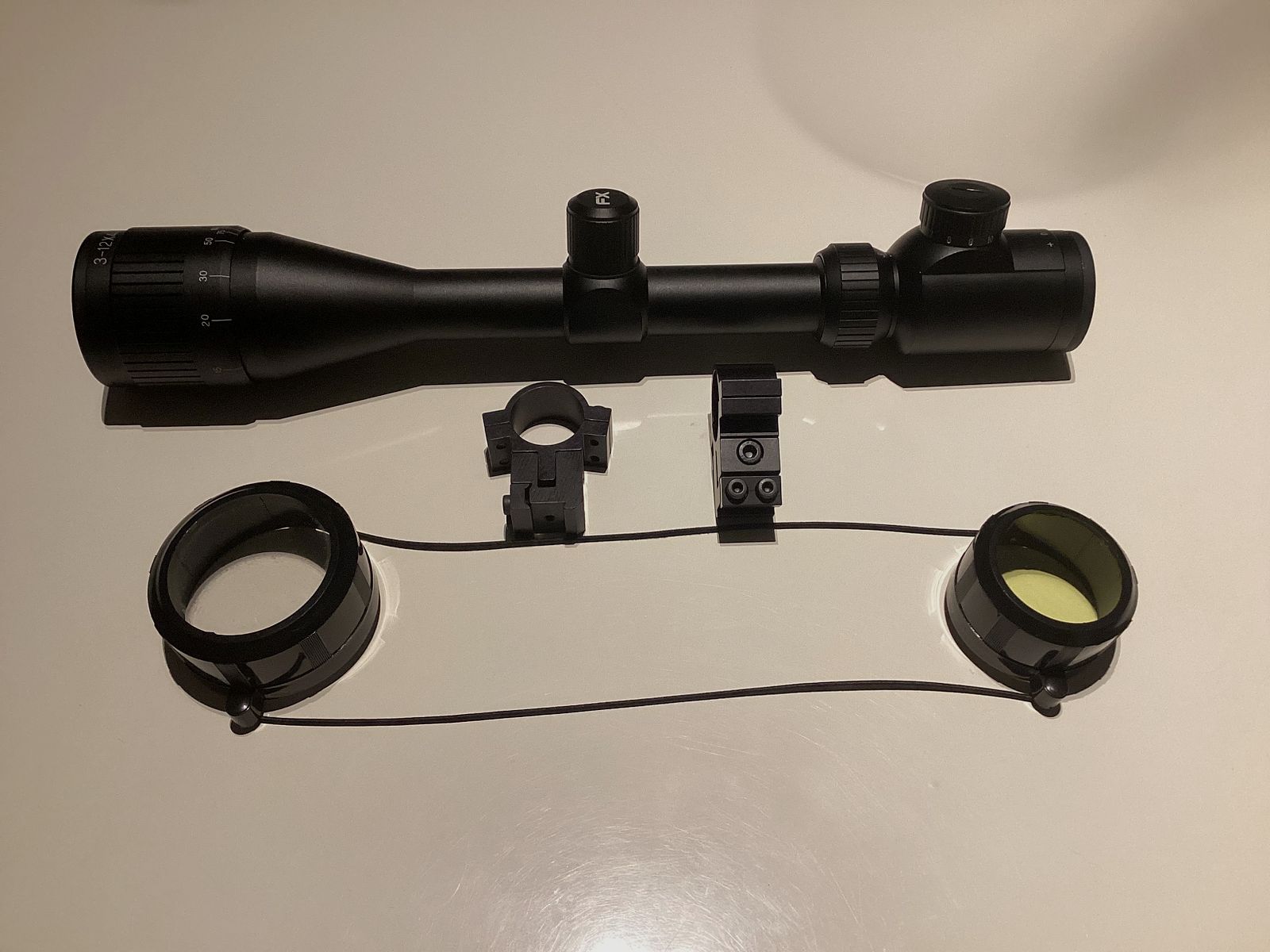 Fx 3-12x44 Zielfernrohr - Optik neuwertig mit 11mm Haltern