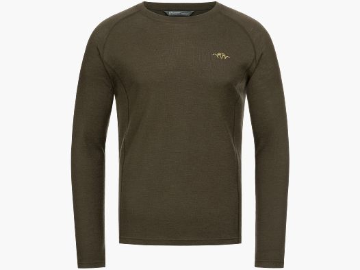 Blaser Herren Merino Base Layer Roundneck Jonar dunkelbraun