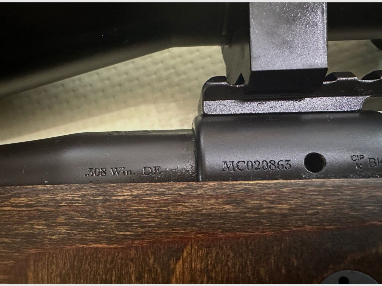 MAUSER M12 carabina a ripetizione calibro .308Win con ottica di mira + silenziatore + calcio a buco + guida Picatinny