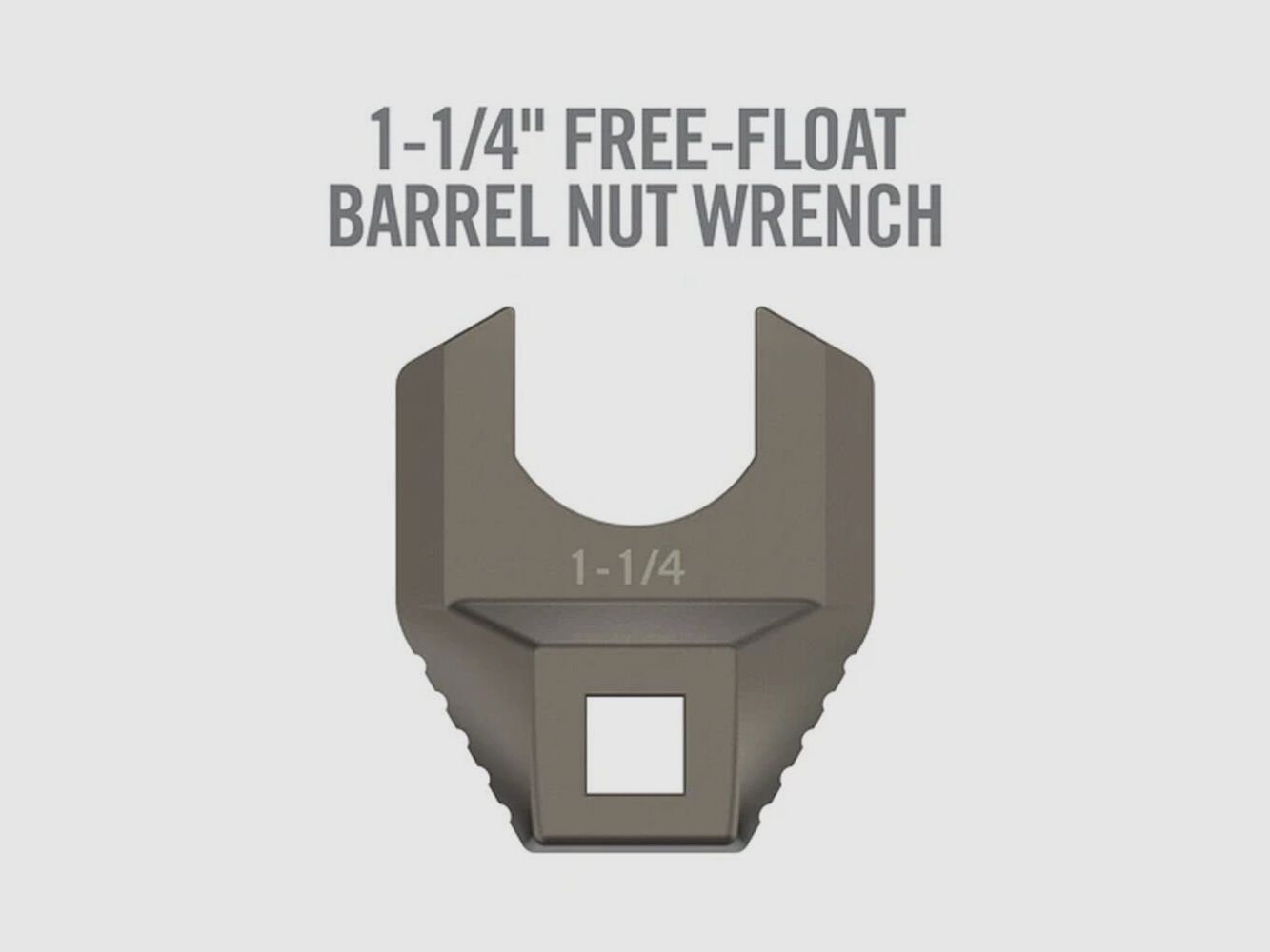 Real Avid Master-Fit Wrench Head 1-1/4” Free-Float Barrel Nut