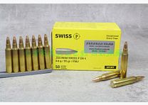 Swiss P .223 Rem. DS-1 FMJ 55gr. 3,6g 50 Stück Staffelpreise