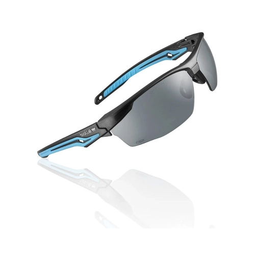 Bolle Safety – Veiligheidsbril Eco Tryon – EN 166 FT KN – Platinum – Smoke – TRYONN20E, afbeelding 3 van 4